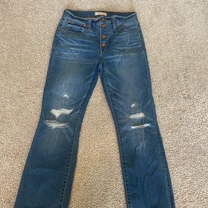 Madewell Cali Demi jeans size 27